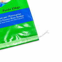 Sac tissé en PP de 10 kg de qualité supérieure avec doublure en PE, imprimé sur mesure pour l'emballage chimique, directement de l'usine d'emballage d'engrais
