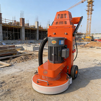 Machine à meuler les sols en béton CR 400MM 220V/380V avec boîte de vitesses et aspiration des poussières, meulage des sols avec lame diamantée