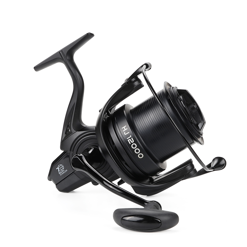 W.P.E HJ New 12000/14000 Black Spinning Carp Fishing Reel W.P.E HJ New 12000/14000 Black Spinning Carp Fishing Reel