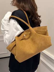 Bolso de hombro para mujer, moderno, sencillo, de gran capacidad, retro, personalizable - Product Image 6