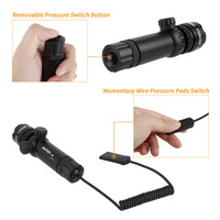 Viseur laser rouge de chasse optique FOCUHUNTER avec montage à deux styles et pressostat à distance Viseur laser rouge vert tactique