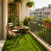 Gazon artificiel en gros à prix abordable, tapis de gazon synthétique pour jardin, aménagement paysager extérieur, directement de l'usine chinoise