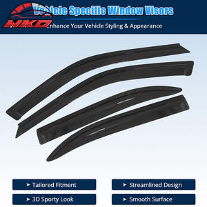 Pare-soleil pour Honda Civic Sedan 96-00, déflecteurs de pluie et de soleil en acrylique, 4 pièces, protection des vitres latérales des portes de voiture - Product Image 3