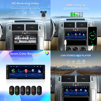 Podofo 6.86 pouces 1 Din voiture lecteur MP5 CarPlay Android Auto USB/TYPE-C/AUX/TF SWC Autoradio stéréo lien téléphonique mains libres OEM
