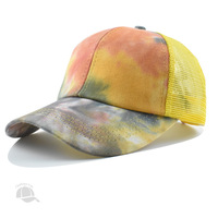 Casquettes de camionneur de baseball avec queue de cheval en spandex pour femmes, avec attache pour queue de cheval