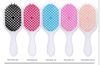 Brosse à Cheveux Magique Noire Personnalisée, Meilleure Vente, avec Manche Carré en Plastique, Palettes pour Extensions de Cheveux et Fonction d'Aération de Salon