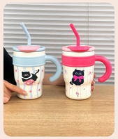 Gran oferta, taza aislada de paja de acero inoxidable de gran capacidad, taza Big Mac, taza Ice King, taza de agua, tapa de pared de acero inoxidable duradera