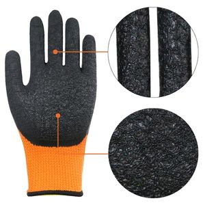 قفازات عمل شتوية دافئة وقوية من ماكسي تاف، مصنوعة من البوليستر المغطى باللاتكس الحراري مع بطانة تيري، مضادة للانزلاق، متوافقة مع معيار EN388 2132X - Product Image 2