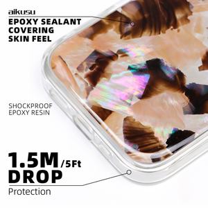 Fundas Aikusu 2025, Último Modelo, Elegantes y Hermosas, con Incrustaciones de Nácar, para iPhone 17, 16, 15, 14, 13 Pro Max - Product Image 3