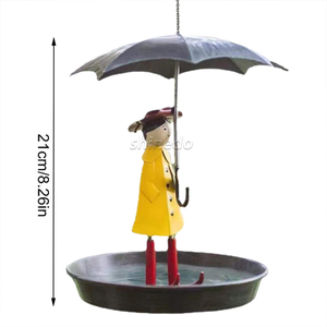 Bền thân thiện với môi sắt Bird Feeder bên ngoài treo Pet Bird hạt giống thực phẩm container trong ô hình dạng - Product Image 4