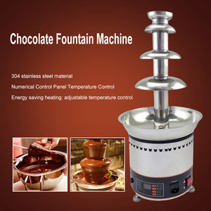<span class=keywords><strong>Tour</strong></span> à fondue au chocolat en acier inoxydable <span class=keywords><strong>de</strong></span> 3 kg, 4 étages, machine à fondue au chocolat commerciale - Product Image 2