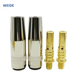 Boquillas de soldadura Consumibles para Soldadura WEIDE MIG/soporte de Punta varios tipos se aplican a la boquilla de Gas de soldadura Pana/Tweco/Miller/LincolnTBI
