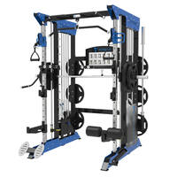 Machine Smith pour la maison, appareil de musculation fonctionnel, crossover à câbles, Panca Basic Multipower, équipement de fitness pour salle de sport