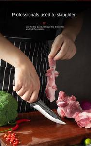 Cuchillo de Cocina Comercial de Acero Inoxidable Forjado <span class=keywords><strong>para</strong></span> <span class=keywords><strong>Cortar</strong></span> Carne y Sandía, Cuchillo de Chef de Larga Duración, Especial <span class=keywords><strong>para</strong></span> Barbacoa y Jamón - Product Image 5