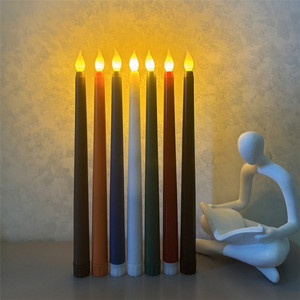 Bán Hot điều khiển từ xa Flameless côn nến Pin hoạt động điện tử LED nến nhà Đảng giáng sinh LED NẾN ánh sáng - Product Image 2
