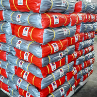 Bâche en PE 200 g/m² imperméable et résistante aux UV avec œillets renforcés pour la couverture de camions, voitures, fermes et chantiers de construction