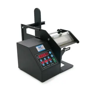 bsc Q90 automatic label sticker dispenser high speed peels and releases labels from liner dual label dispenser automatic