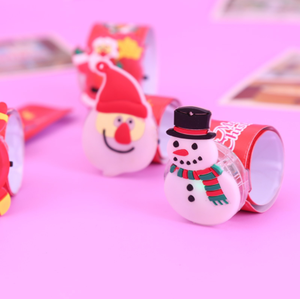 Pulseras circulares LED de Navidad para niños, juguetes creativos para decoración de fiesta - Product Image 5