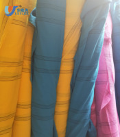 Pas cher 100% Viscose Rayonne Polyester Gant De Bain Maroc Gant Exfoliant Tissu En Rouleau Pour L'Algérie Maroc Marché