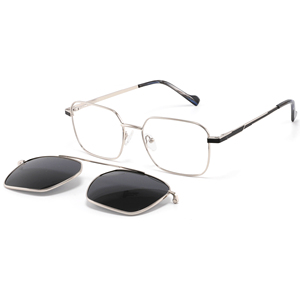 Lunettes de soleil rectangulaires dorées à monture complète, protection UV400, protection solaire unisexe pour adultes - Product Image 5