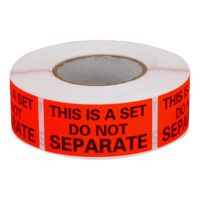 Étiquette d'expédition autocollante fragile 2x1 en vinyle, rouleau d'étiquettes pour emballage, identification logistique d'entrepôt