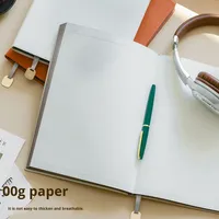 Carnet B5 personnalisable avec logo, couverture souple texturée litchi épaisse et résistante, idéal pour les professionnels, les bureaux et les étudiants.
