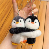 Amusant étreignant animal koala ours en peluche couple sac à dos porte-clés pendentif anniversaire des enfants petit cadeau