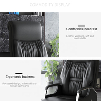 Chaise de bureau ergonomique pivotante de luxe en cuir PU moderne BGY-23, de haute qualité, pour usage domestique ou professionnel, idéale pour les cadres.
