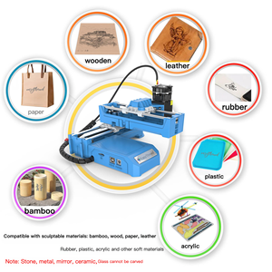 Xách tay mini Máy tính để bàn 3D ảnh khắc máy Laser 0.5W cho bluetooth công suất thấp cho gỗ cao su ván ép MDF-Điều kiện mới - Product Image 5