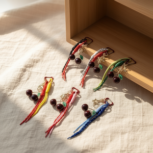 Llavero Cherry Star con colgante de cuerda, accesorio de moda - Product Image 3