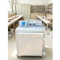 Four à poterie compact avec contrôle numérique de la température pour le moulage céramique professionnel et la cuisson de la glaçure