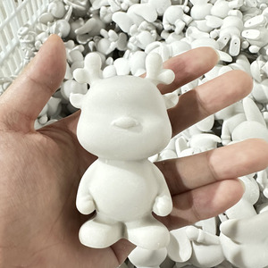 Chaude Mini bricolage petits ornements faits à la main produits créatifs fluide <span class=keywords><strong>cerf</strong></span> fluide en gros Cool ours porte-clés bijoux - Product Image 4