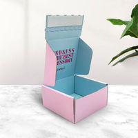 Sobres de Cartón Corrugado Personalizados, Ecológicos, Reciclables, Autosellables, con Cierre Magnético, Carpetas con Relieve, para Envío de Calcetines y Regalos