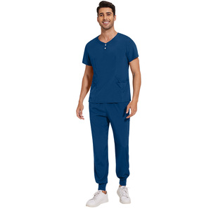 De secado rápido personalizable Poly Spandex Jogger diseño OEM transpirable Hospital Scrub traje mujeres multicolor uniformes de enfermera - Product Image 6