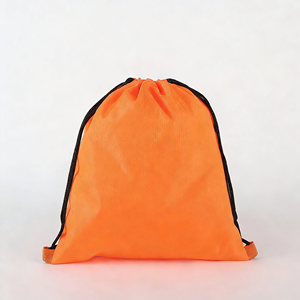 Eco-friendly Customized Promotion Thick <b>Drawstring</b> <b>Backpack</b> Portable Waterproof Sports Gym Polyester Bag with Shoulder Striped - Product Image 4