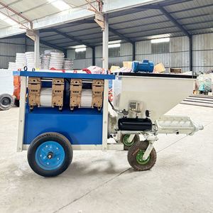New Product <strong>Plastering</strong> Cement Mortar Sprayer Diesel Mortar Spraying Machines With <strong>Mixer</strong> - Product Image 5