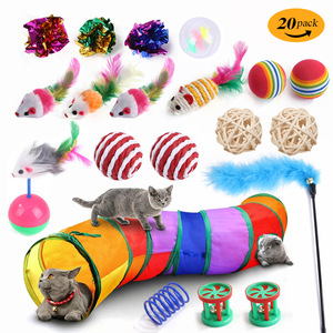 Set di 14 Pezzi Giocattoli a Molla per Gatti Giochi Interattivi per Animali Domestici - Product Image 4