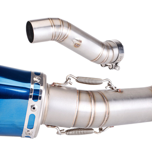 For <strong>Honda</strong> CBR500R <strong>CB500X</strong> CB500F CBR400R CB400X CB400F CB400 2016-2024 Motorcycle <strong>Exhaust</strong> Modify 51mm Interface Middle Link Pipe