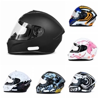 Nouveau casque intégral pour adulte certifié DOT, coque en ABS durable, double visière, déverrouillage rapide, toutes saisons, compatible avec les véhicules ABS