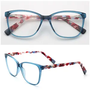 แว่นตาเลนส์ออปติคอล,กรอบแว่นตาอะลูมิเนียมแบบหรูหราสีเทาใสลายดอกไม้อาร์โคไอริสมาร์คอสเดอ Anteojos