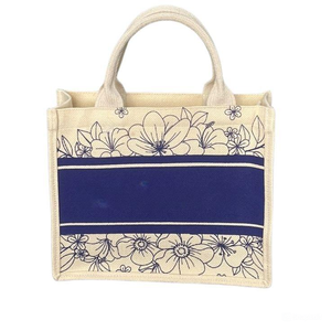 Bolsa de Yute Reutilizable Ecológica y Sostenible con Logotipo Personalizado al por Mayor, Bolsa de Compras con Asa de Bambú - Product Image 5