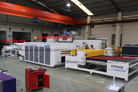 Machine de stratification de tissu enduit stratifié par papier d'aluminium de machines de tapis de fibre de verre de Honghua pour la fibre de carbone