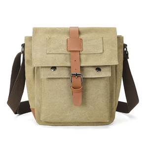 Bolso Bandolera de Cuero Vintage Marrón para Viajes al Aire Libre, Bolso Mensajero, Superventas, Personalizable con Logotipo para Negocios - Product Image 3