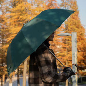Parapluie pliable en polyester pour homme d'affaires, haute densité, séchage rapide, très imperméable, à deux plis, en <span class=keywords><strong>bambou</strong></span>, cadeaux d'affaires pour adultes - Product Image 3