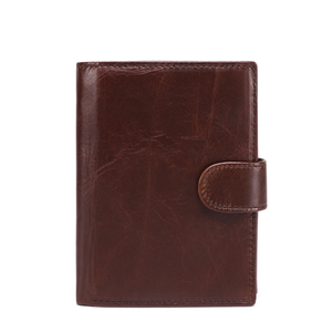 RFID <strong>Family</strong> <strong>Travel</strong> <strong>Wallet</strong> for Men with Coin Pocket Top Grain Genuine Leather Purse - Product Image 3