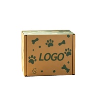 Servicio de Diseño de Embalaje para Mascotas con Logotipo Personalizado, Carpetas de Envío Reutilizables con Forma de Hueso de Pata, Forro de Esponja con Lámina Dorada, ODM OEM