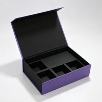 Boîte Cadeau de Luxe Personnalisée pour Chocolats, Fermeture Magnétique, Emballage Rigide avec Logo Imprimé UV, Diviseur Intérieur pour Emballage de Dattes et Confiseries