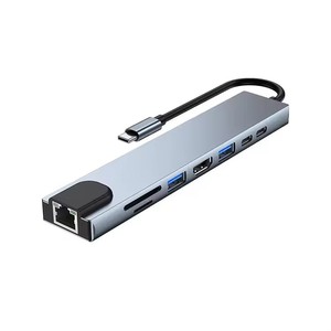 Base de Conexión USB-C 8 en 1 de Alta Calidad con HDTV y Adaptador USB-C 3.1 para Laptop - Product Image 3