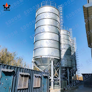 30-1000 टन असेंबली बोल्ट बोल्ट पेलेट पाउडर सीमेंट भंडारण स्टील बिन साइलो - Product Image 6