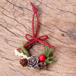 Christmas Rattan Wreath <b>DIY</b> Craft <b>Kit</b> Handmade Indoor for Kindergarten & Home Decoration - Product Image 4